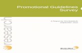Promotional Guidelines Survey...Promotional Guidelines WorldatWork . 1. Introduction & Methodology . This report summarizes the results of a June 2016 survey of WorldatWork members
