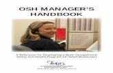 OSH Manager Handbook-1-OSH Manager’s Handbook A Reference for Developing a Basic Occupational Safety and Health Program for Small Businesses State of Alaska Department of Labor and