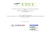 CCBA Project Implementation Report for TIST Program in ... · CCBA Project Implementation Report for TIST Program in Kenya CCB-002 Introduction Clean Air Action Corporation submitted