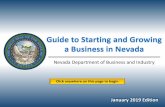 Guide to Starting and Growing a Business in Nevadabusiness.nv.gov/uploadedFiles/businessnvgov/content/Resource_Center/FINAL - January...Business Model Canvas Explained Strategyzer