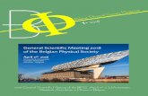 2018 General Scientific Meeting of the BPS: April 11th in …publi2-as.oma.be/record/3530/files/BPHY_2018_01.pdf · 2018-04-13 · BF NEWS BPS General Scientiﬁc Meeting 2018 It