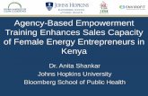 Agency-Based Empowerment Training Enhances Sales Capacity ... · El manual para Emprendedoras: Negocios – ... Impactos de las Cocinas Mejoradas sobre el género y los medios de
