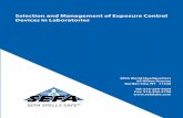 Selection and Management of Exposure Control Devices in ... · GD Lab Solutions Pvt. Ltd. Genie Scientific, Inc. Gleeson Lab Services Godrej & Boyce Mfg. Co., Ltd. ... LET Laboratory