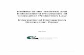 International Comparison Discussion ... - Consumer Protection · Review of the Redress and Enforcement Provisions of Consumer Protection Law: International Comparison Discussion Paper