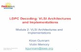 LDPC Decoding: VLSI Architectures and Implementations · LDPC Decoding, Quick Recap 2/5 • There are four types of LLR messages • Message from the channel to the n-th bit node,