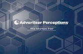 What We Do - Advertiser Perceptions · Syndiated Researh;ech uyer Perceptions offers a proven solution for gaining clarity about what 2 tech buyers think. This actionable insight