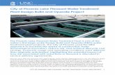 Plant Design Build and Operate Project City of Phoenix Lake Pleasant Water Treatment · 2017-02-27 · CITY OF PHOENIX LAKE PLEASANT WATER TREATMENT PLANT DBO PROJECT 3 build a new