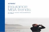 Insurance M&A trends · targeting the online insurance market. 23 Among the larger deals: — Baotou Huazi Industry Co Ltd. acquired a 51 percent stake in Huaxia Life Insurance Corporation