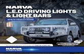 L.E.D DRIVING LIGHTS & LIGHT BARS · the 5W L.E.Ds to produce a more penetrating light output down the road. Eliminating wasted light output and focusing the light where you need