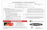 Installation Instructions - Marquis Fireplaces...CAN/CSA-B149.1 or .2 Installation Code (in Canada) or the current National Fuel Gas Code Z223.1- NFPA 54 when installed in the United