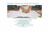 Holistic Healing & Reiki By Sharon · 2020-01-24 · Holistic Healing & Reiki By Sharon Part 4 – Hand Reflexology What is Hand Reflexology Tips for healthy hands and nails Massage