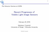 Recent Progresses of Visible Light Image Sensors©2018 N. Teranishi The Detector Seminar at CERN Recent Progresses of Visible Light Image Sensors February 23, 2018 Nobukazu Teranishi