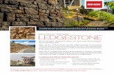 REDI-ROCK TEXTURE: LEDGESTONE...design began with six to eight courses of the 60-inch base blocks, continued with 9-inch setback blocks, and finished with 41-inch blocks and 28-inch