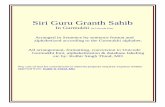 Siri Guru Granth Sahib - Punjab Online SBS SGGS... · Siri Guru Granth Sahib In Gurmukhi (in Unicode font) Arranged in Sentence by sentence format and alphabetized according to the