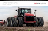 4WD TRACTORS - GKB Eq · right hand control console, available with the pow-ershift transmission, Versatile puts command of the tractor at your fingertips. The console moves with