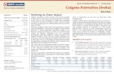 NEUTRAL Nothing to cheer about - 3QFY19 - HDFC sec... · Colgate in toothpaste have come from its premium segment (Colgate Sensitive and Colgate Total). The premium segment revenue