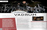 Vadrum - Drums come true - Andrea Vadrucci · Donati, Jojo Mayer, Steve Gadd ou encore Billy Cobham. Ce succès Sur la toile facilite t-il les collabo- rations avec les sponsors et
