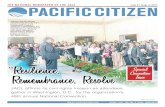 THE NATIONAL NEWSPAPER OF THE JACL - Pacific Citizen · THE NATIONAL NEWSPAPER OF THE JACL July 21-Aug. 3, 2017 JACL affirms its civil rights mission as attendees gather in Washington,