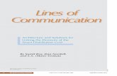 Lines of Communication - University of Washington · energy distribution systems are at a crossroads due to sig-nificant imbalances of various kinds on present networks. not only