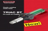 TRIAC BT Push Fit ENG GER neu - All Floor Supplies · 145.037 Hand tool TRIAC BT, 230 V / 1600 W, with CN plug * 145.038 Hand tool TRIAC BT, 230 V / 1600 W, with AUS plug * * Delivered