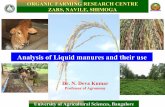 ORGANIC FARMING RESEARCH CENTRE ZARS, NAVILE, SHIMOGA · Microbial population of jeevamrutha at different days after preparation Microbial studies of jeevamrutha. 0 200 400 600 800