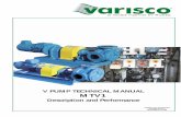 V PUMP TECHNICAL MANUAL MTV1 - Flowservice · V PUMP TECHNICAL MANUAL MTV1 Description and Performance COMPANY WITH ISO 9001:2000 CERTIFIED QUALITY ... the pump per revolution whith