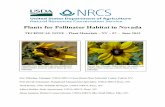 Plants for Pollinator Habitat in Nevada - USDA · flowering plants, up to 85% worldwide, rely on an animal pollinator to transfer pollen in order to set seed and reproduce. Pollinators