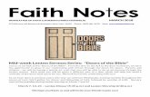 Mid-week Lenten Sermon Series: “Doors of the Bible”SUNDAY MORNINGS 8:30 AM Traditional Worship (Music provided by organ/piano and Senior Choir) peter@faithpenfield.org 10:45 AM
