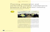 Planning, preparation and performing complex maintenance ... · cle of an item in a plant, a plant component or electrical equipment ... Requirements concerning proper preparation