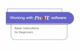 Basic Instructions for Beginnerssarian.ir/fa/images/products/software/ProsTE-Basic-Manual.pdf · ProsTE” kit (for PC only) or “cable ProsTE” kit and USB-RS232 converter (for