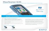 MaxTester 635 · Equipped with SmartR™, the MaxTester 635 allows technicians to work smarter, not harder. SmartR is a suite of intelligent and automated tests that allow any technician