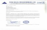(/'Nstardeltatransformers.com/stardeltacms/prod/dis_pdf/76.pdf · À STAR DELTA TRANSFORMERS UD. 1 IIIRegd. Office : 92-A, Industrial Area, Govindpura, Bhopal-462 023 (M.P.) INDIA