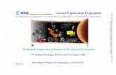 Aurora Exploration Programmerobotics.estec.esa.int/ASTRA/Astra2002/Papers/astra2002_1.1-2.pdf · ASTRA, 19-21 November 2002 6 Aurora Programme outline (1) •Aurora is an Optional