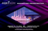 EXHIBITOR PROSPECTUS · EXHIBITOR PROSPECTUS . AUGUST 15 - 17, 2019 KANSAS CITY, MO. ... All exhibitors must return a complete exhibitor registration/name badge form to the ASET ...