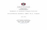 HANDBOOK - University of Arkansas · Web viewThis handbook describes admissions and degree requirements and includes an example schedule as a guide to earning the degree. You are