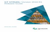GT STRUDL Version 2018 R1 Release Guide · 2018-11-09 · This GT STRUDL Release Guide is applicable to GT STRUDL Version 2018 R1 and later versions for use on PCs under the Microsoft