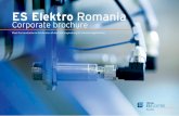 ES Elektro Romaniaeselektro.com/sites/default/files/uploaded_files... · ES Elektro Romania The Organisation The people of ES Elektro Romania say what they do and do what they say.