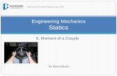 Engineering Mechanics Statics - Rami Zakaria...Scalar approach Example Given: Two couples act on the beam. The resultant couple is zero.Find: The magnitudes of the forces P and F and