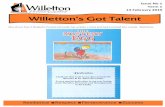 Willetton’s Got Talent 1... · — Revising our fundamental movement skills Year 4 — Revising our fundamental movement skills — Play cricket Year 6 — Play cricket . Soottina