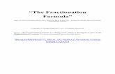 “The Fractionation Formula” - Enslavement, Not Seductionderekrake.net/wp-content/uploads/2016/06/fractionation-formula.pdf · Notice: The Fractionation Formula is a dating tactic