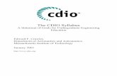 The CDIO Syllabus · codification of the skills of contemporary engineering. The Syllabus essentially ... Our goal was to create a list which is rationalized against the norms of