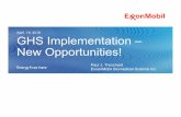 April 19, 2016 GHS Implementation – New Opportunities! · GHS Implementation – New Opportunities! April 19, 2016 Paul J. Trenchard ExxonMobil Biomedical Science Inc.
