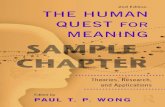The Human Quest for Meaning: Theories, Research, …...viii • Contents 9 Th e Meaning of Love 185 ARTHUR ARON and ELAINE N. ARON 10 Meaning and Death Attitudes 209 ADRIAN TOMER 11