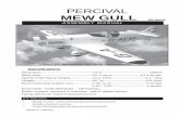 PERCIVAL MEW GULL - Horizon Hobby · PERCIVAL MEW GULL Instruction Manual 2 INTRODUCTION. Thank you for choosing the PERCIVAL MEW GULL ARTF by SEAGULL MODELS. The PERCIVAL MEW GULL