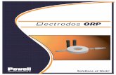 Electrodos ORP - Powell Fab · de producción y consumo de hipoclorito de sodio y cloruro férrico. Está recomendado para ser usado con cualquier producto químico halógeno y en