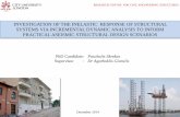 INVESTIGATION OF THE INELASTIC RESPONSE OF STRUCTURAL ... · OFFSHORE STRUCTURES RESEARCH CENTRE FOR CIVIL ENGINEERING STRUCTURES •Skrekas, P., Giaralis, A. (2012). On the use of