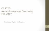 Natural Language Processing - Columbia Universitykathy/NLP/2017/ClassSlides/... · • Bhavana Ramachandra • Samarth Tripathi 35 Background • Programming. We will use Python •