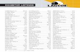 EXHIBITOR LISTINGS Years - Business Catalystlagcoe.businesscatalyst.com/_assets/LAGCOE2015_Exhibitor... · - Pipeline clean out - Para˛n removal - Asphaltine removal - Melting hydrate
