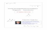  · 2014-06-18 · - 2 - Concise and Comprehensive Course Book of Organic Synthesis Chapter 1: Formation of carbon-carbon single bonds 1.1 Alkylation: importance of enolate anions