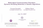 Multi-agent Communication Disorders: Dynamic Breeding ... · Multi-agent Communication Disorders: Dynamic Breeding Networks in Genetic Algorithms Slide 33 / 42 Experiment 2 Vary the